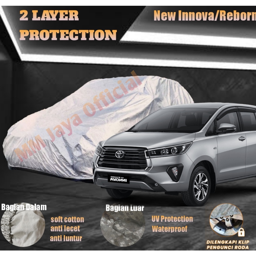 Body Cover Mobil All New Innova 2 LAYER Protection Anti UV dan Waterproof