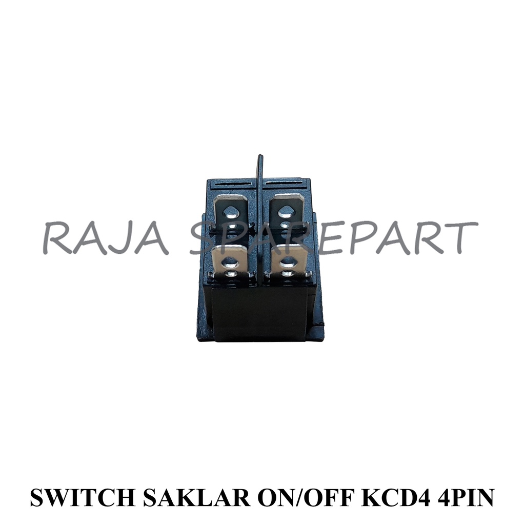 SAKLAR/PUSH ON OFF 4PIN/SWITCH SAKLAR ON/OFF KCD4 4PIN