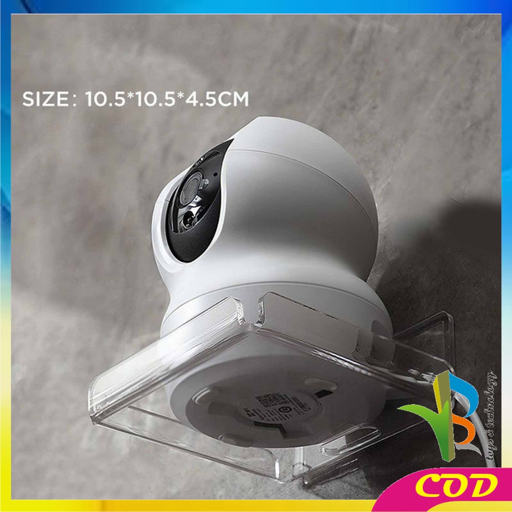 RB-K146 Rak Dinding Tempel Dudukan CCTV Serbaguna Bracket Holder Tatakan Transparan / Rak Mini Dinding Wall Mount Home Security Import