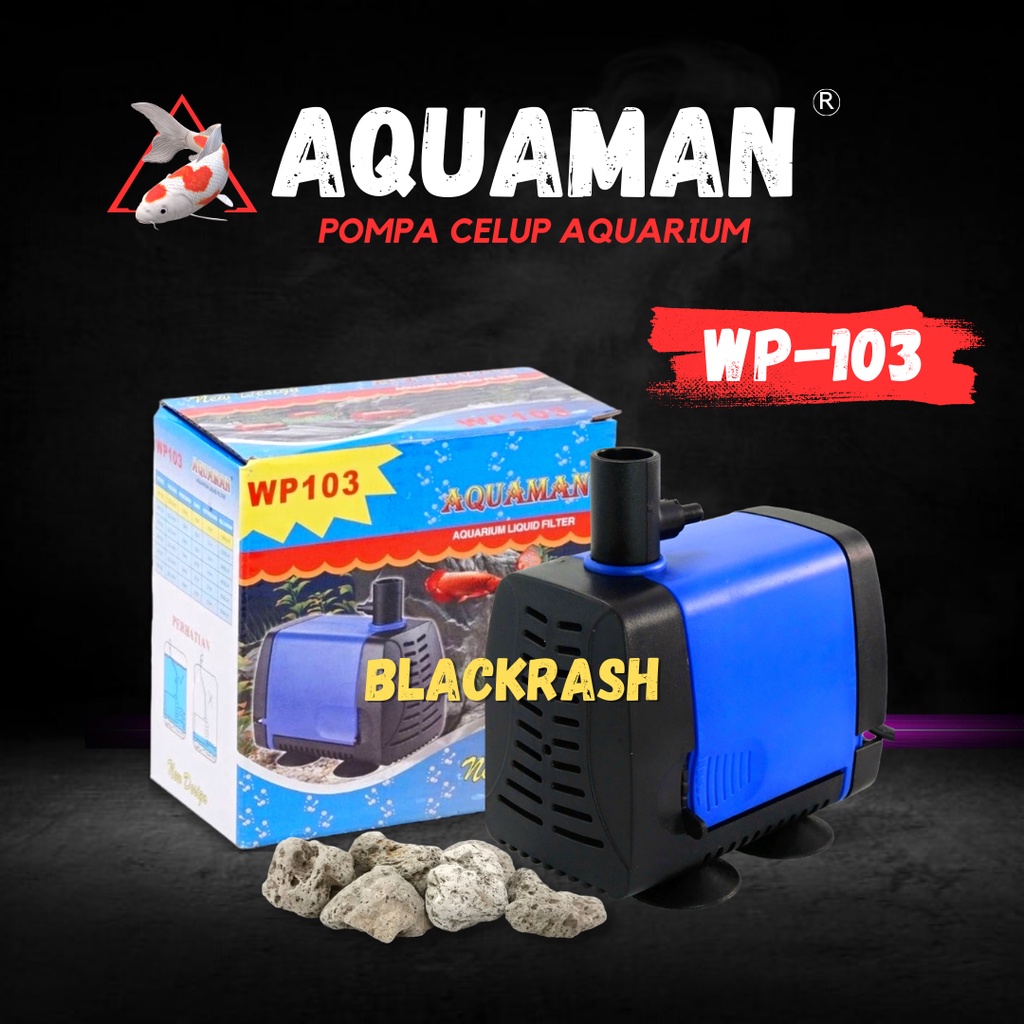 Mesin Air Power Head Pompa Celup Filter Aquarium Hidroponik Aquaman WP 103 104 105