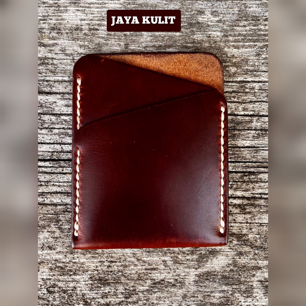 JAYA LEATHER Dompet kartu kulit asli crazy horse buatan tangan handmade premium quality.jk.x5