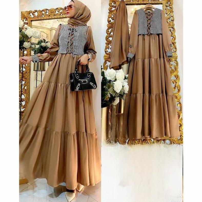 NEW GAMIS MUSLIMAH TERABRU 2022/GAMIS POLOS /GAMIS RAYON MIX ROMPI KATUN KOTAK/ GAMIS BUSUI/GAMIS WA