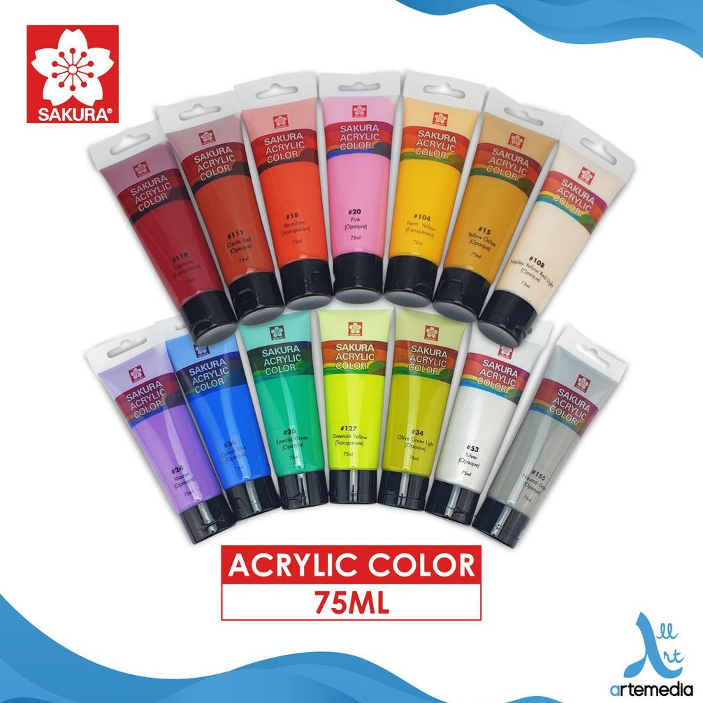 

Cat Akrilik Sakura 75ml Acrylic Color Paint - 01/02