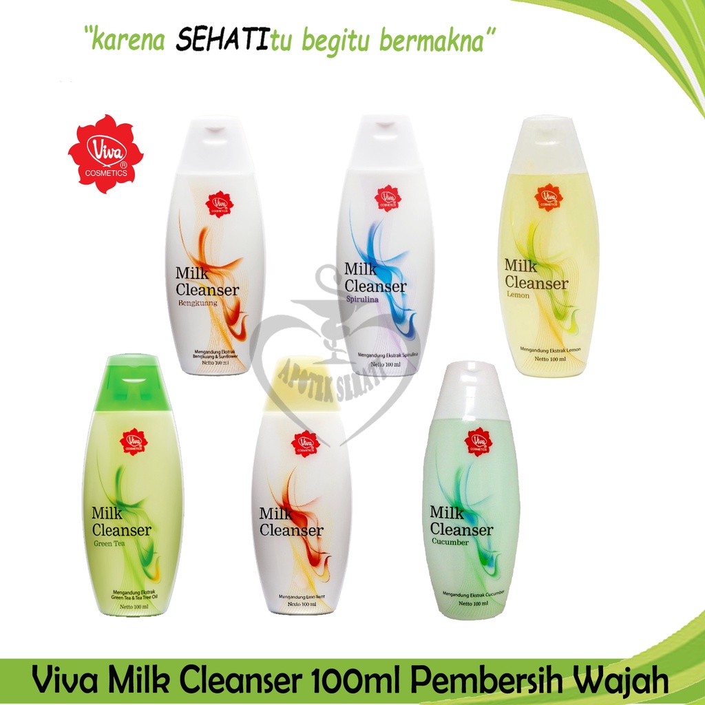 Viva Milk Cleanser All Varian Membersihkan Make Up Wajah