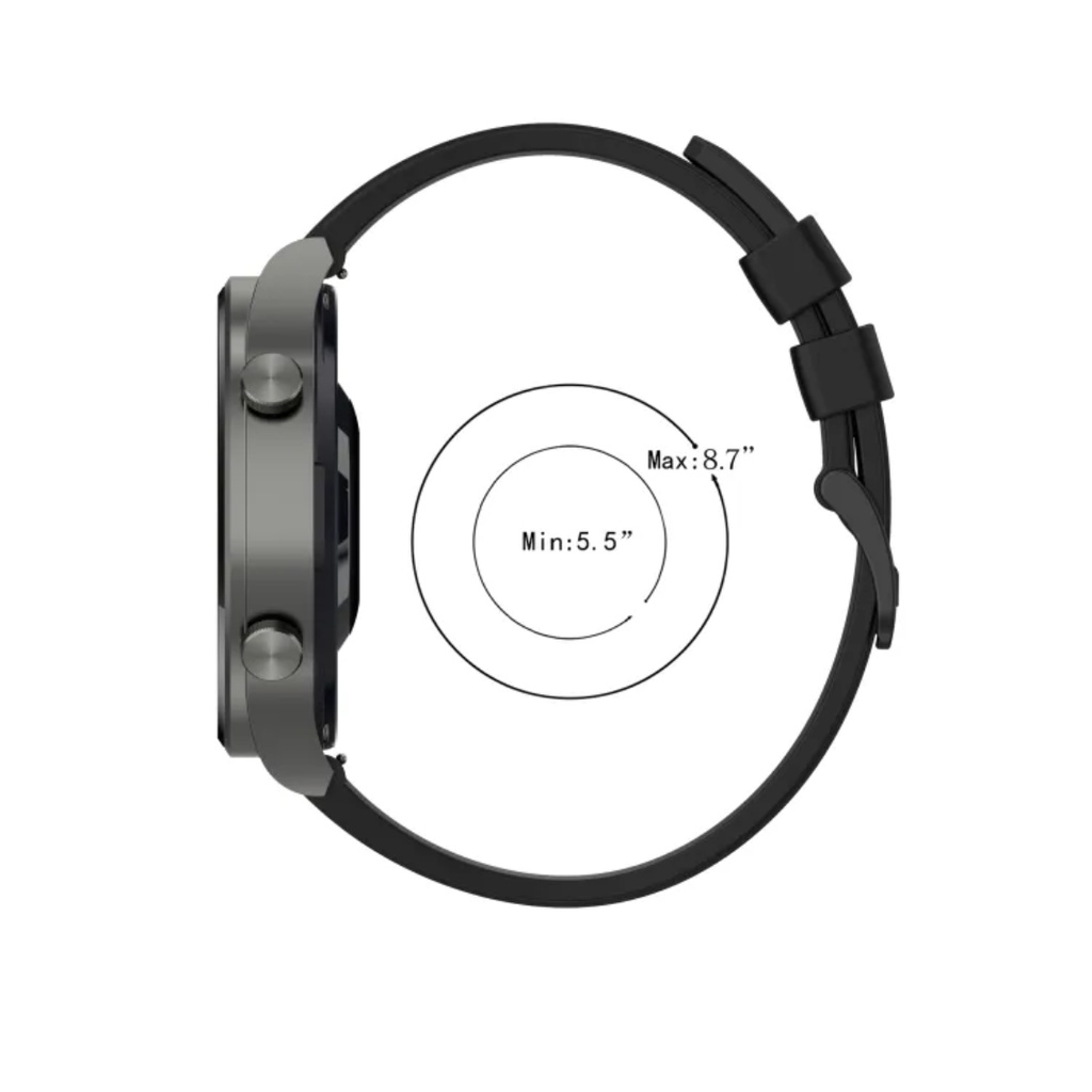 T2P Strap 22mm Untuk Honor Watch GS Pro - Tali Jam Tangan Pin Quick Release