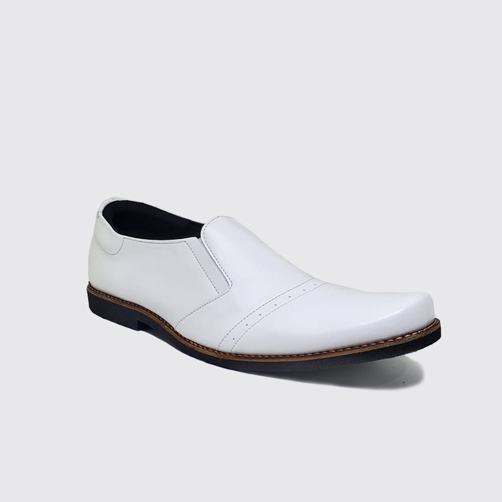 JECKO CHAN X ZAGIB | Sepatu Pria Pantofel Warna Putih Big Size Oxford Slip Formal Ukuran Besar 44-45-46-47-48