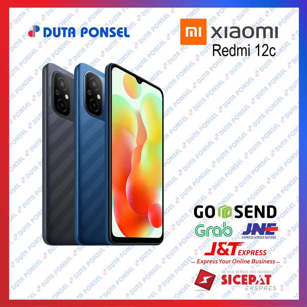 Xiaomi Redmi 12C RAM 3/32 GB Garansi Resmi - Second / Ex Display