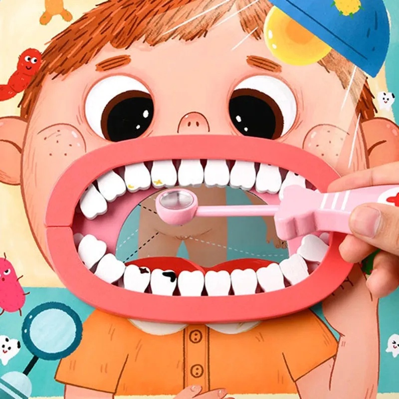 BIANCA - Mainan Peran Edukasi Wooden Toys Dokter Gigi Dentist