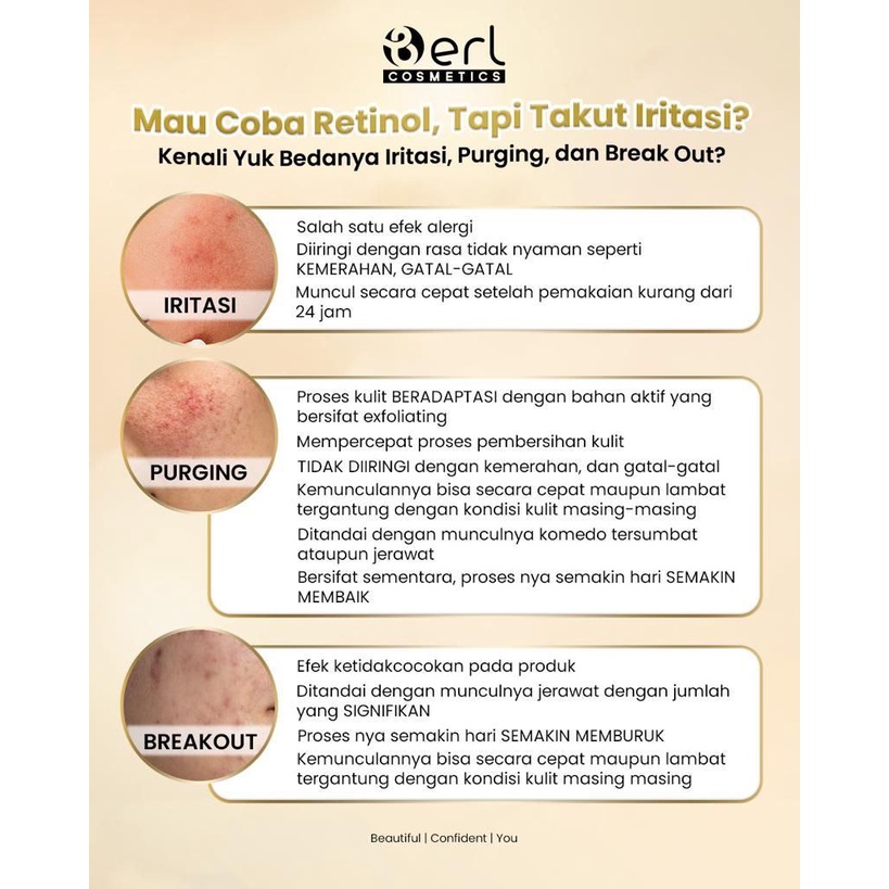 Retinol Serum Anti Aging Mengencangkan Kulit Memudarkan Garis Halus