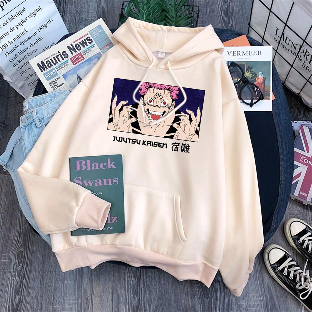 Hoodie Ryomen Sukuna Demon Anime Manga Jujutsu Kaisen Premium Unisex