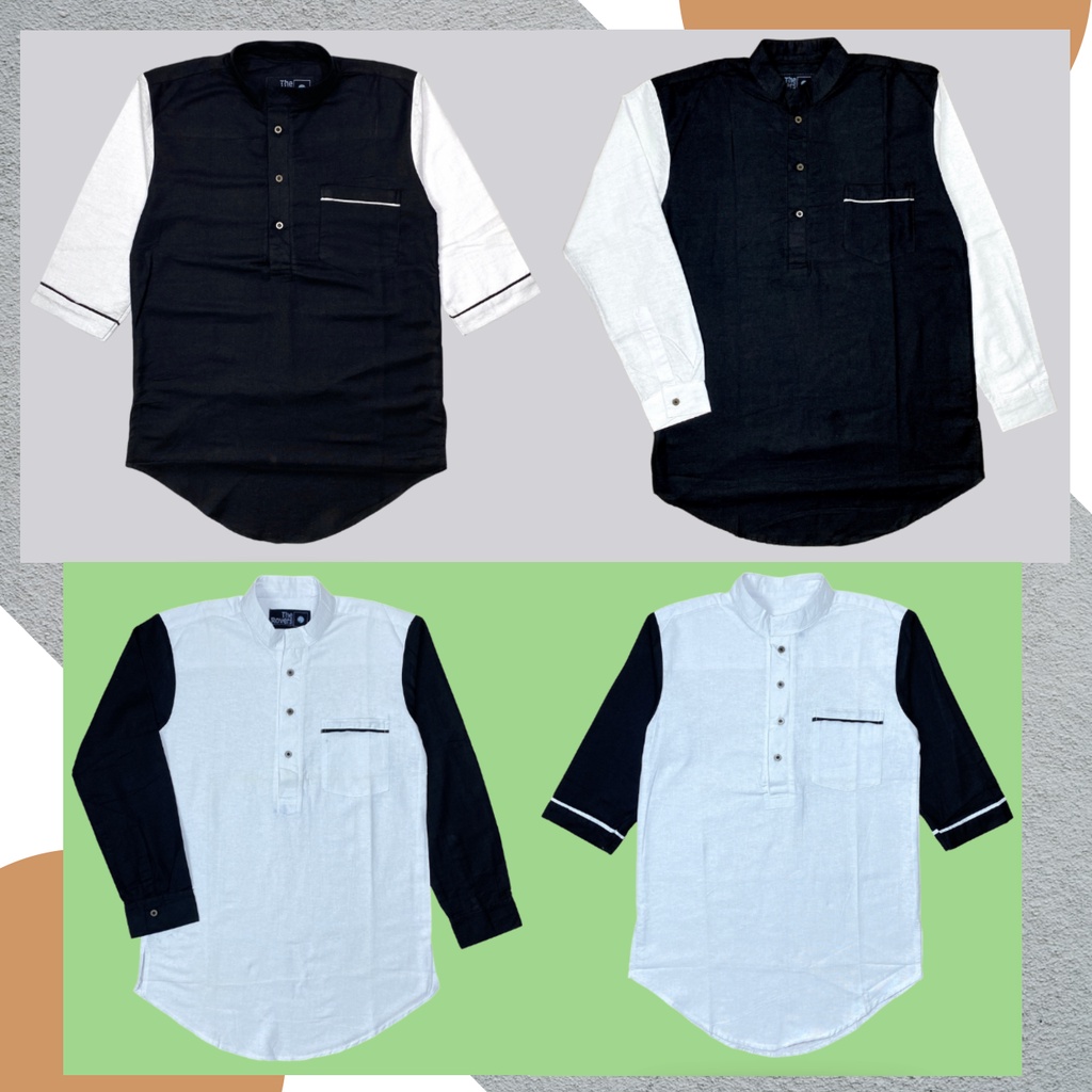 Baju Koko Pakaian Muslim Pria Ikhwan Reglan Atasan Muslim Dewasa