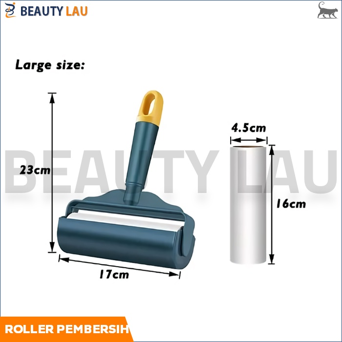 REFILL ROLLER PEMBERSIH BULU KUCING ANJING PET HAIR REMOVAL STICKY ROLL LINT ROLLER REFILL