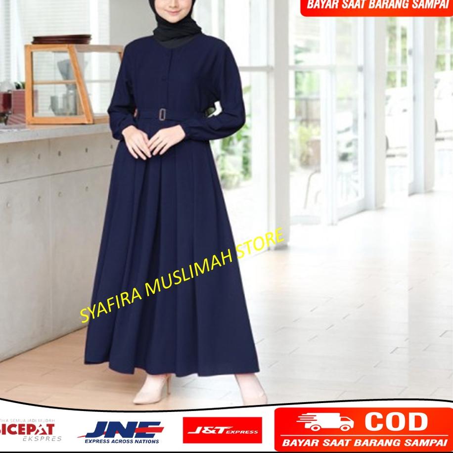 Limited Edition♧ Gamis Remaja 2023 untuk Lebaran Model Gamis Korean Style Wanita Bisa untuk Kondanga