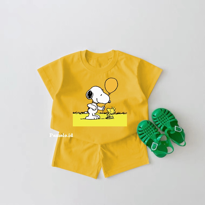 Pamelo.id Set Anak Viral / Sn0Pi / Fashion Anak / Stelan baju anak / Korea Style / Set Balita