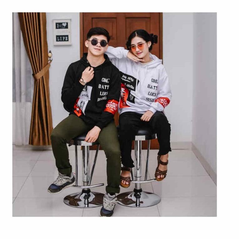 [ART. 4] Jaket Sweater Hoodie COUPLE ONLY BATTLE LUCK RISING Pria Dan Wanita HARGA SATUAN 2023/ JAKE