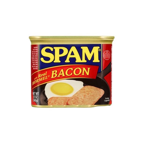 

SPAM CLASSIC USA LUNCHEON MEAT NON HALAL SNACK IMPORT - BACON