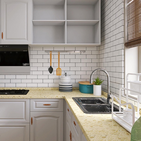 Wallpaper Sticker Kitchen Dapur Anti Minyak Anti Api Anti Air 60cmx3m