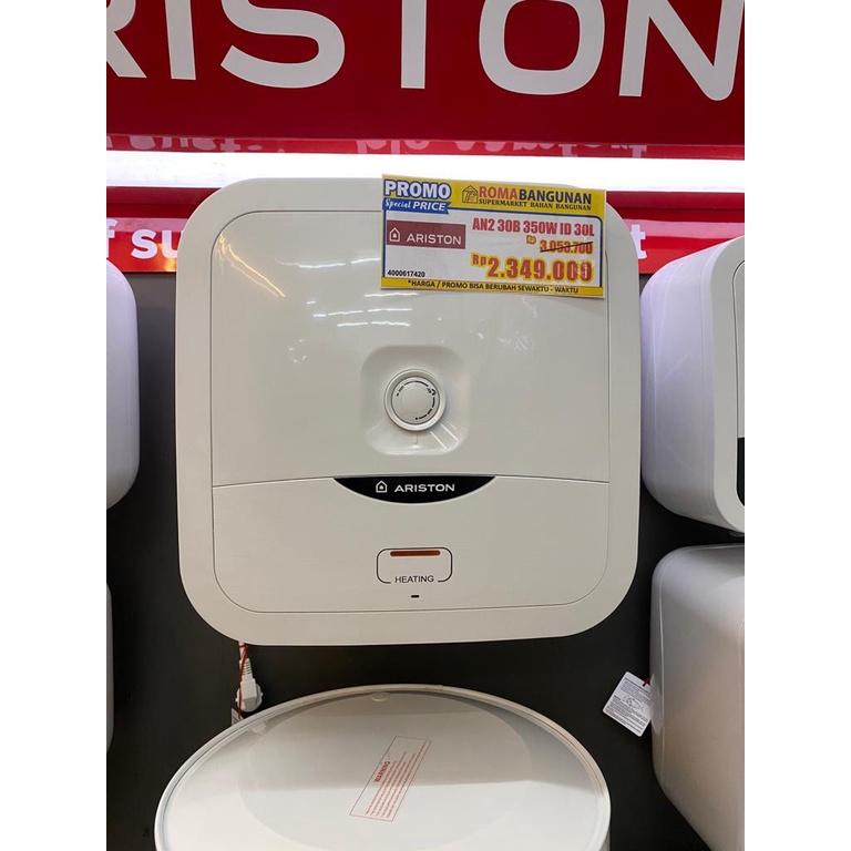 Ariston Water Heater Pemanas Air Listrik AN2 30B 350 Watt 30 Liter