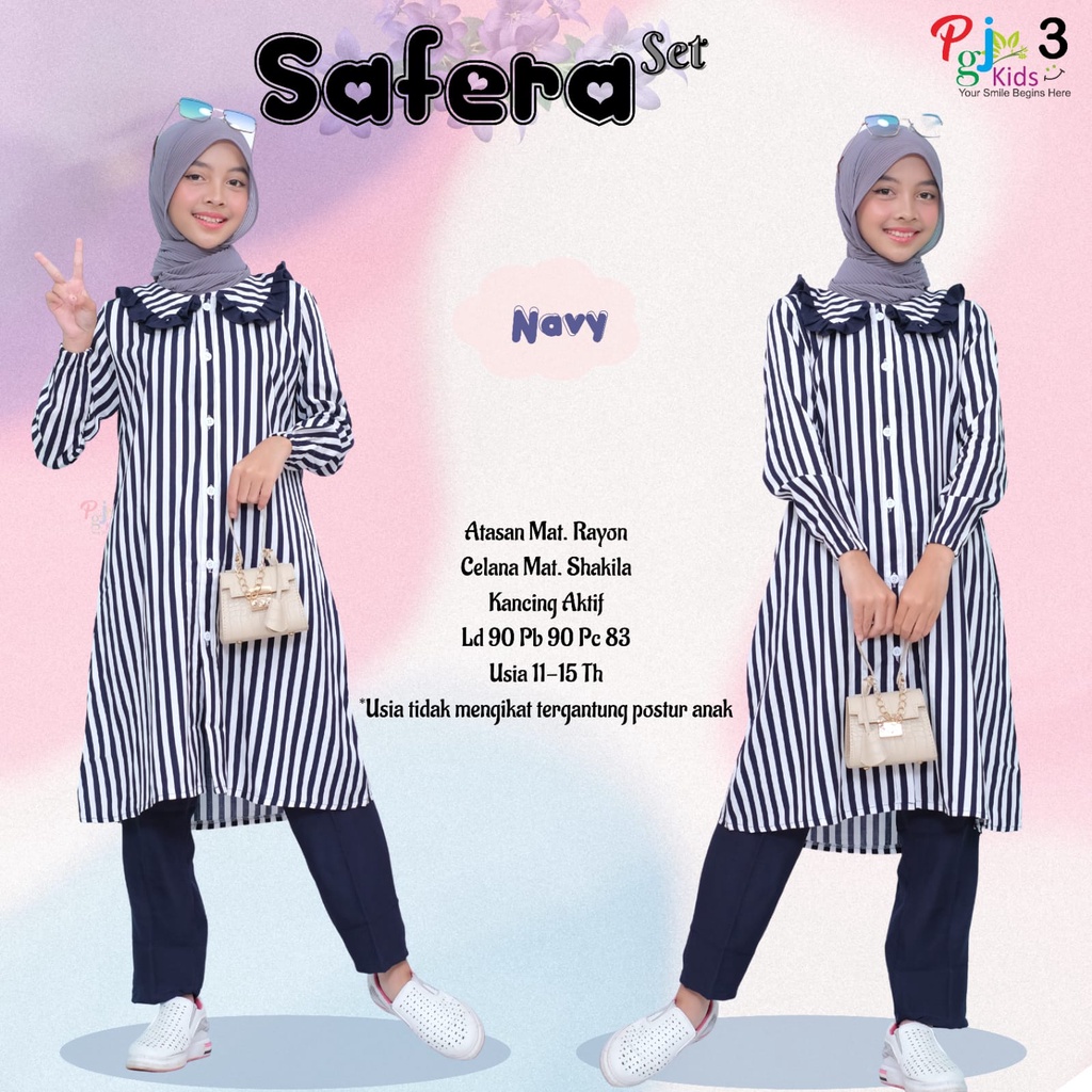 SETELAN TUNIK ANAK PEREMPUAN REMAJA TANGGUNG TERBARU | BAJU MUSLIM ANAK PEREMPUAN Alisya