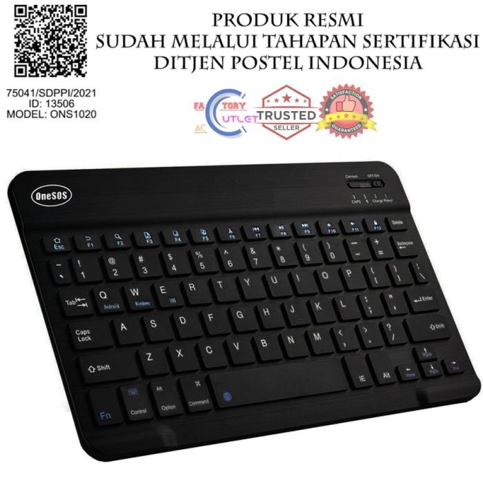 Samsung Tab A7 Lite T225 Sarung Keyboard Bluetooth Book Case