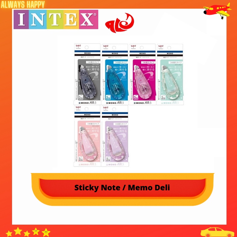 

Correction Tape / Tipex Tombow Mono Air 5mm X 10m New Edition Murah