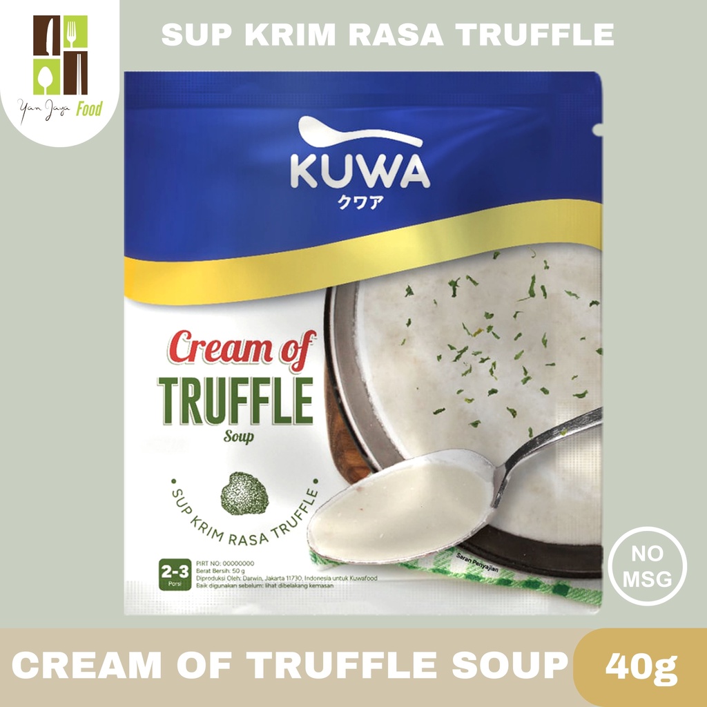 Kuwa Cream Soup / Sup Krim/ Rasa Cheese/Keju /Truffle 40g