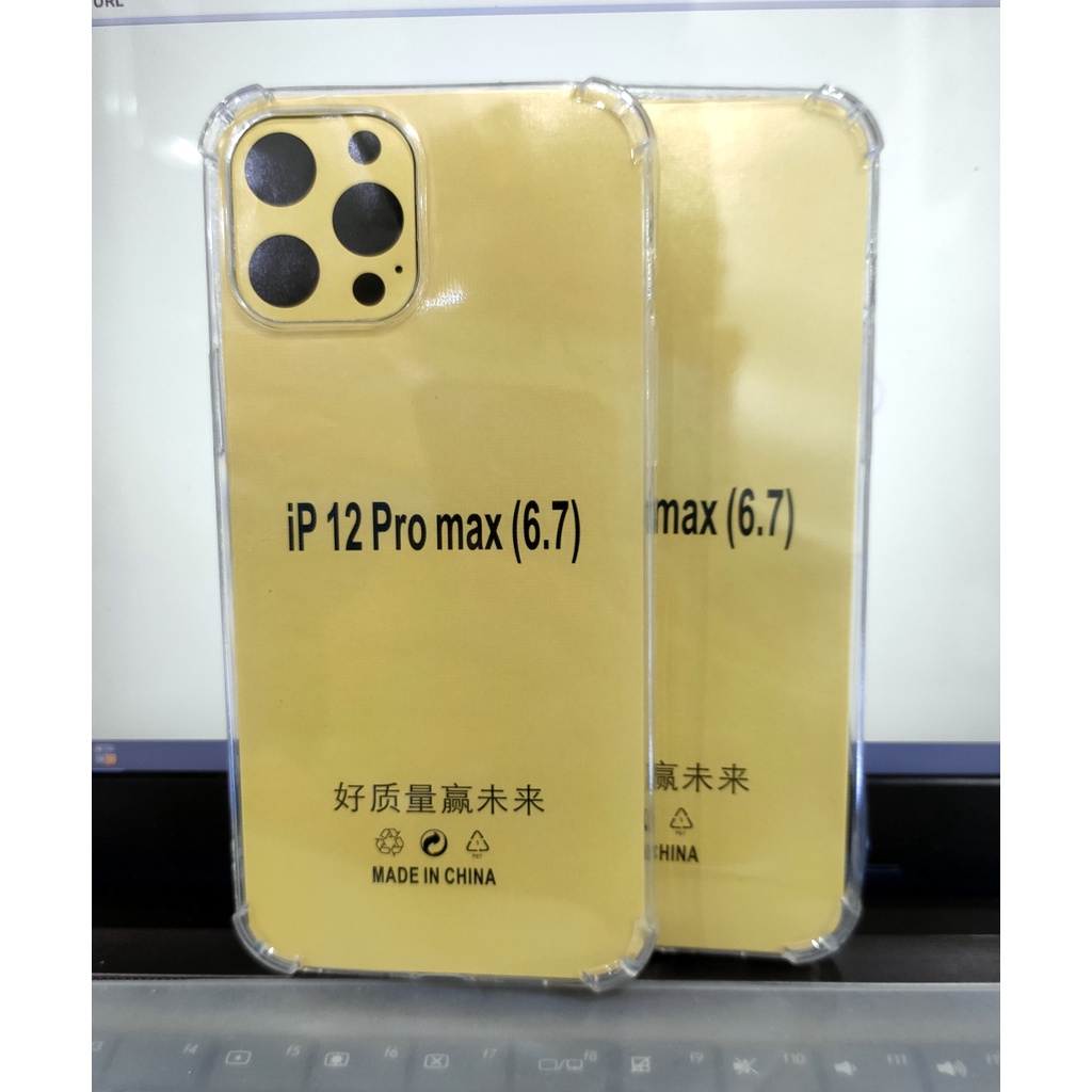 Anti Crack iphone 12 pro 6.1 Case Silikon Bening iphone 12 pro 6.1