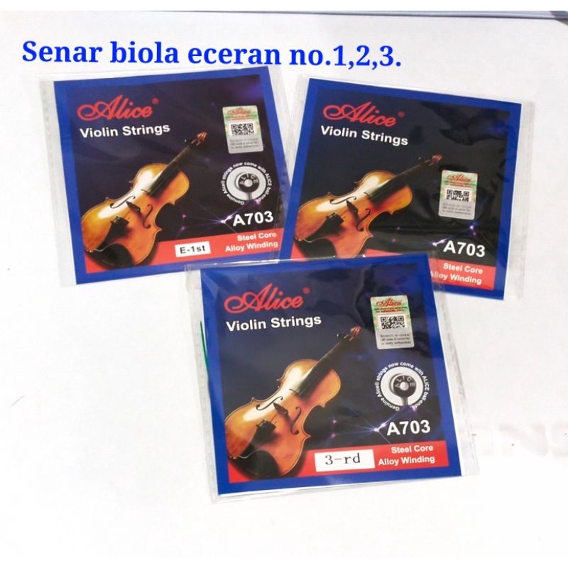 Senar biola eceran Senar E Senar A Senar D satuan A703 senar biola per biji