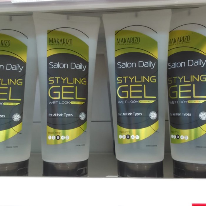 Terlaris Makarizo Hair Styling Gel Wet Look