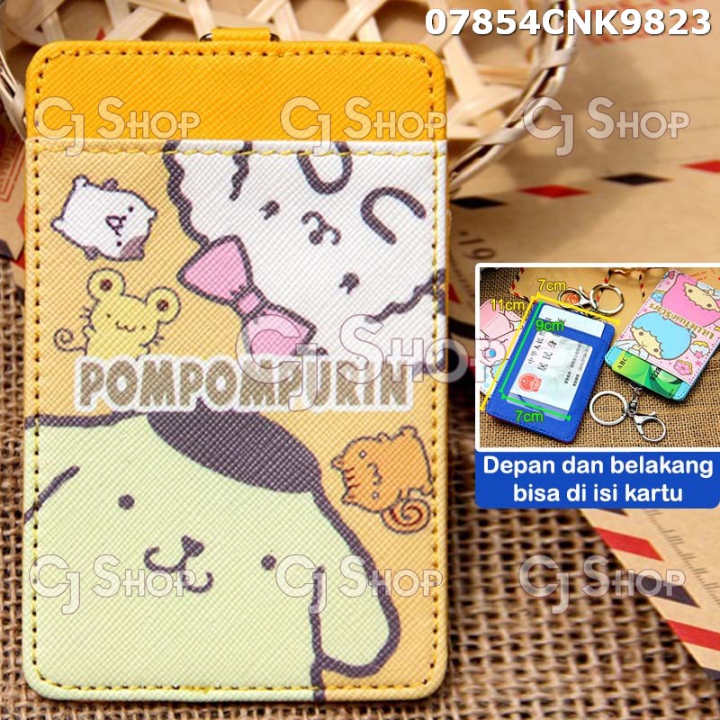 

Gantungan kunci name tag Pompompurin Cinnamoroll Keroppi 07854 07855 07856