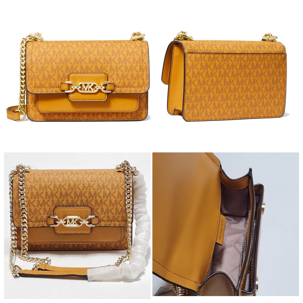 Tas MK Heather XS Crossbody Sign sz 19.5x14x6cm