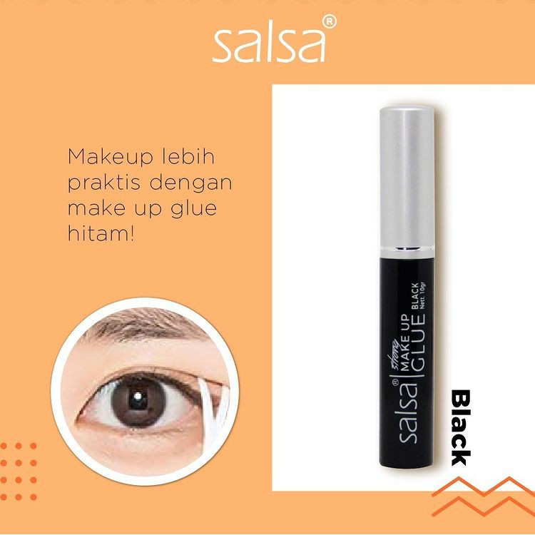 SALSA Strong Makeup Glue - White - Black - Transparant - Lem Bulu Mata