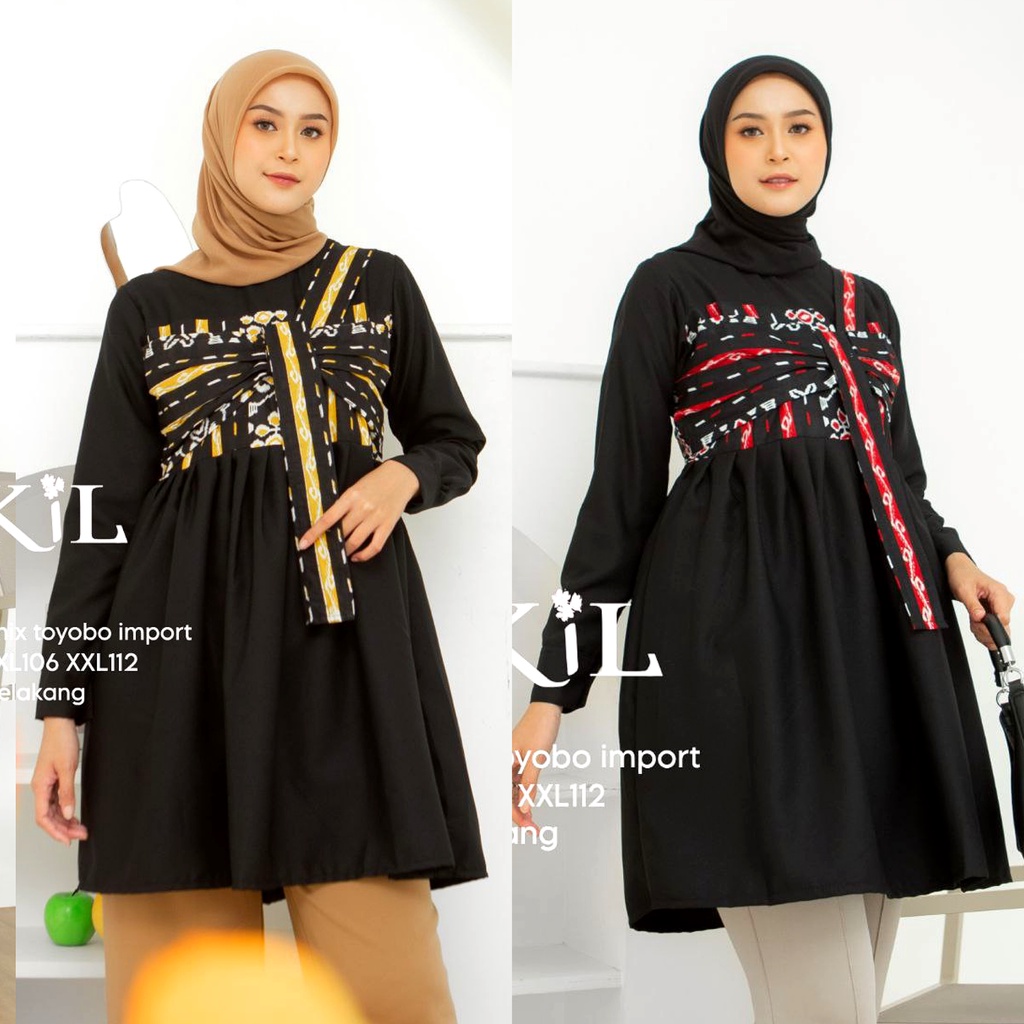 Baju Batik Wanita Modern Tunik Batik Wanita Atasan Batik Kerja Kantor Wanita