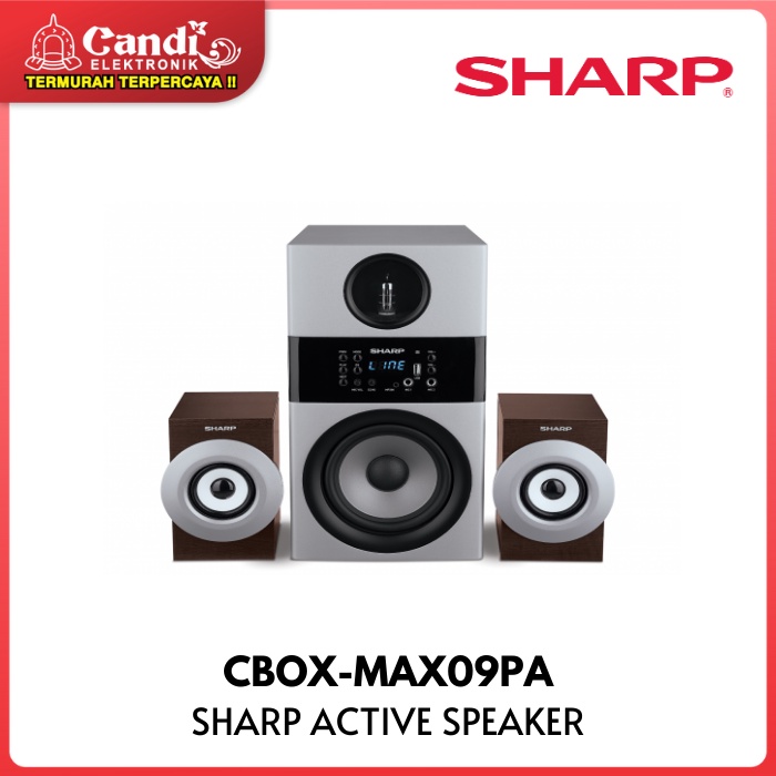SHARP Speaker Aktif Bluetooth CBOX-MAX09PA