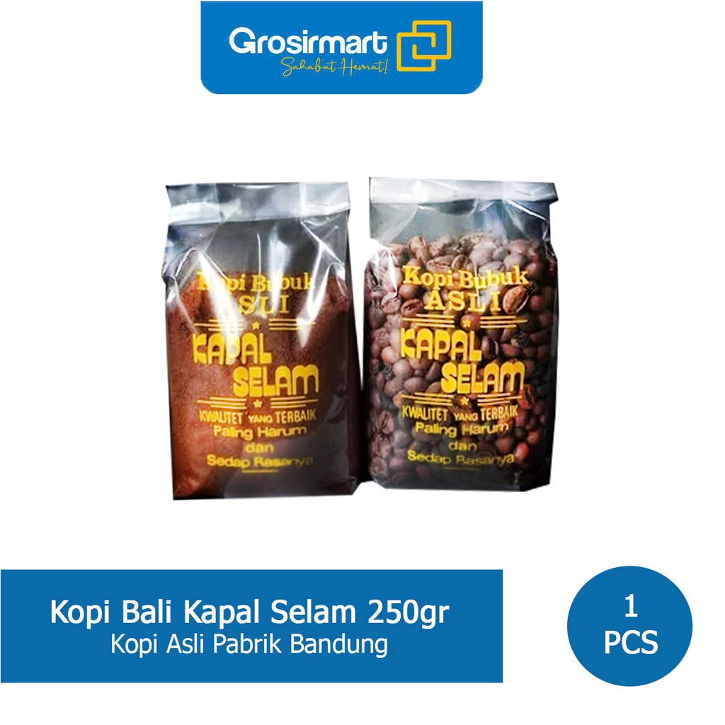 

Arabika Bali 250Gr Pabrik Kopi Kapal Selam Bandung