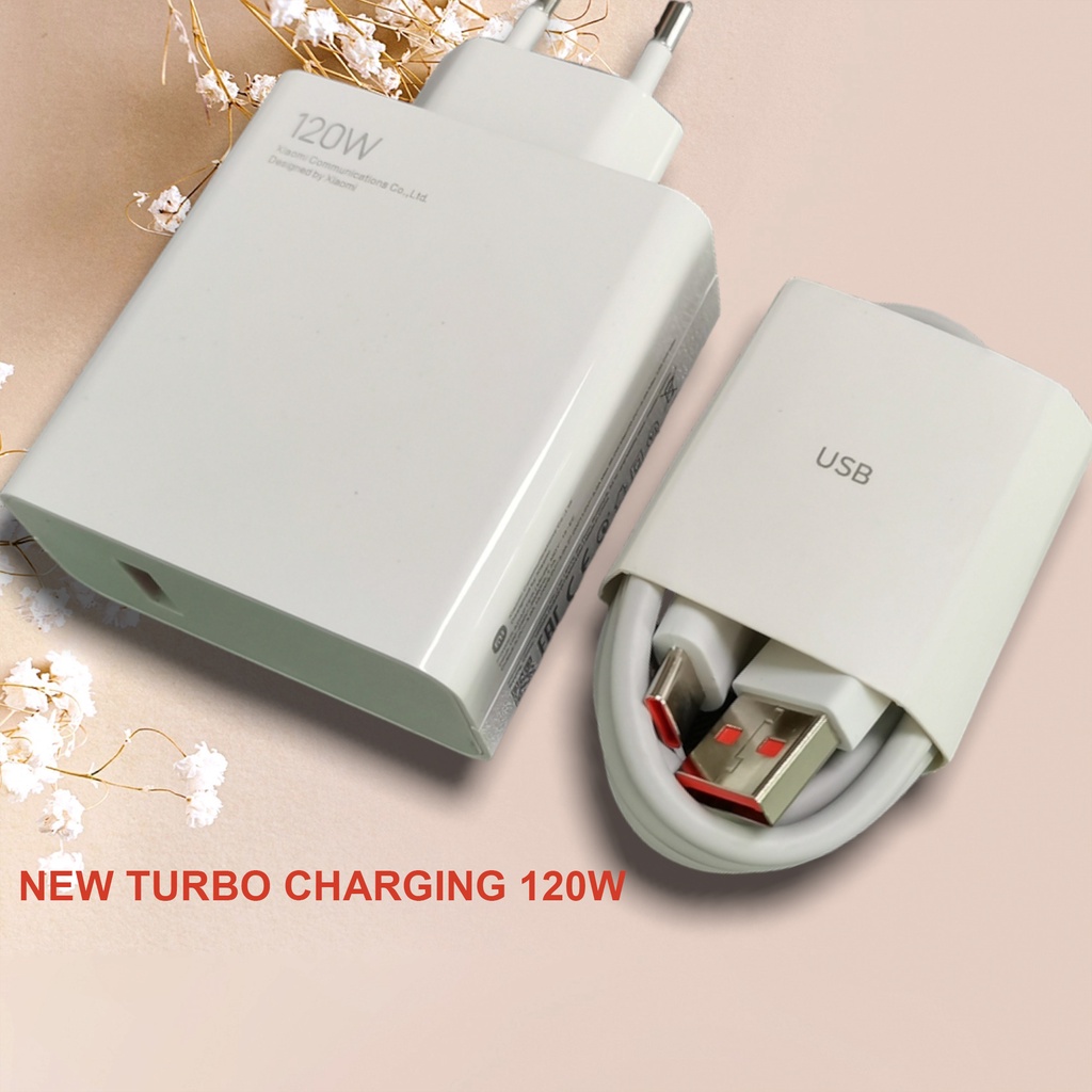 CHARGER XIAOMI 120W 100% TIPE-C FAST CHARGING