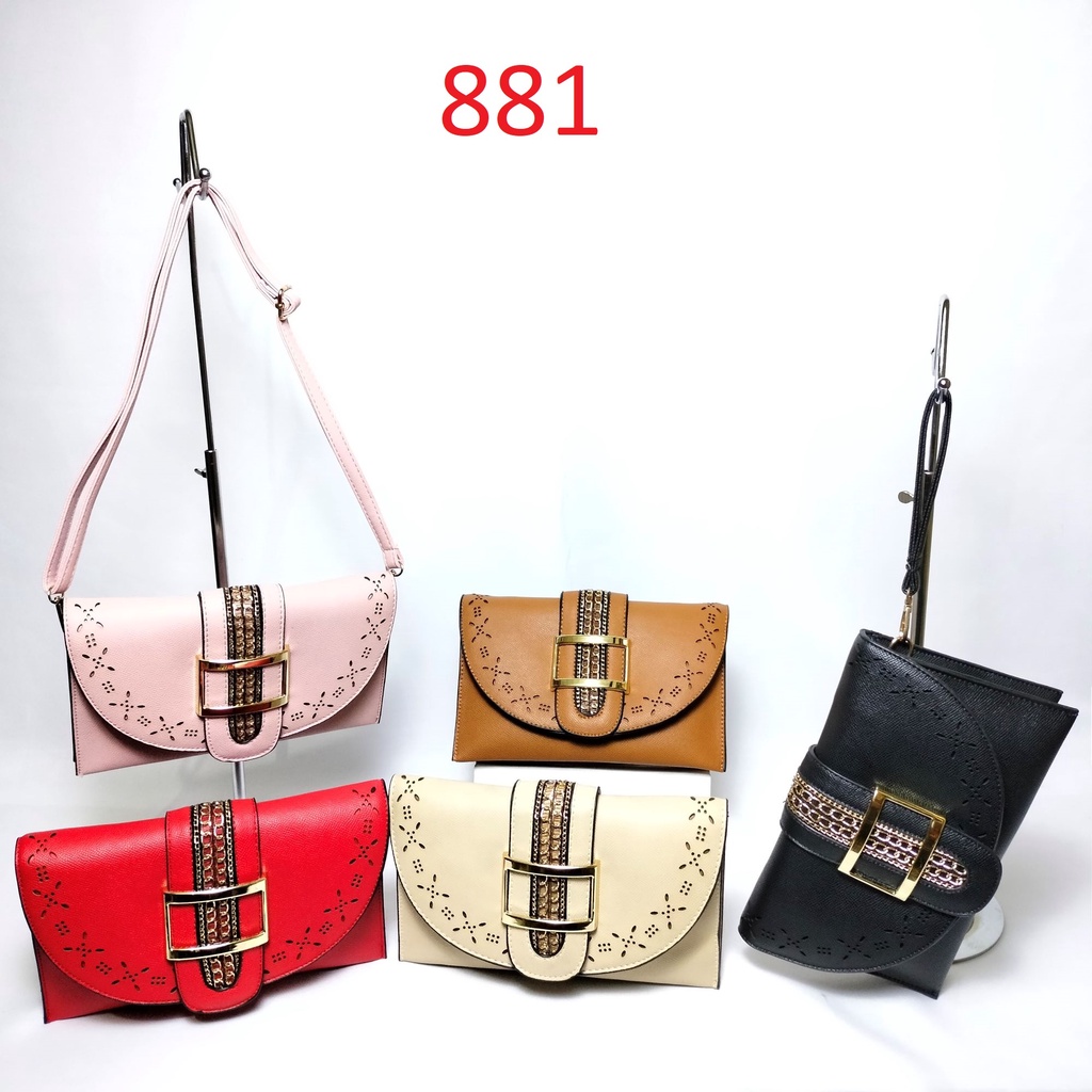 Sale! Tas Selempang Model Clutch Import Wanita Fashion 881