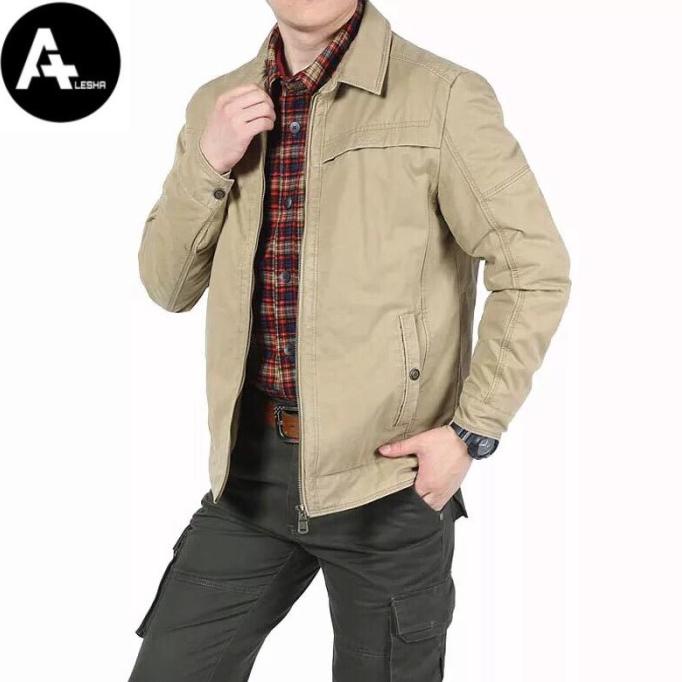 Jaket/ Jaket Pria/ Jaket Bahan Kain Katun/ Jaket Casual/ Jaket Fashion