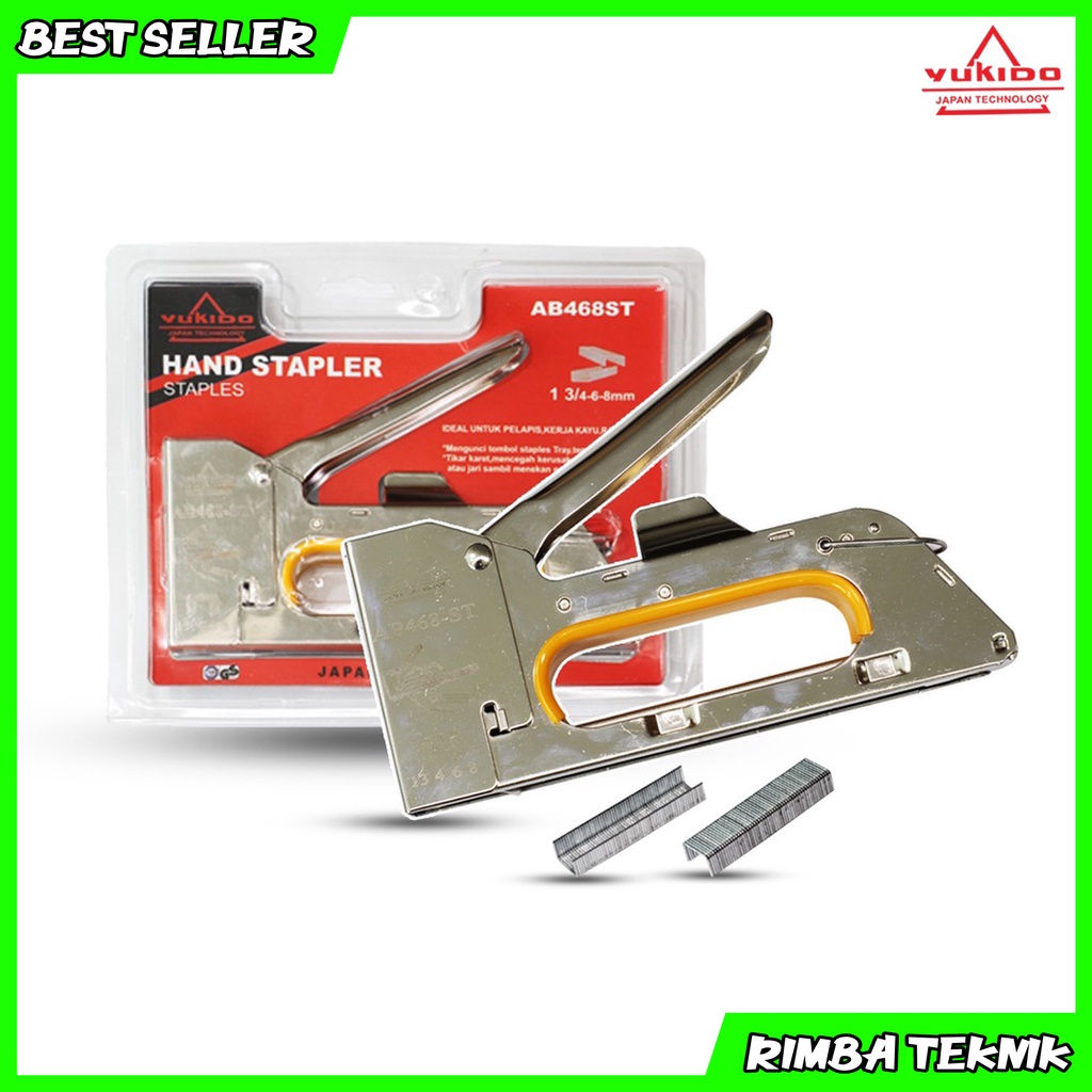 [INCLUDE ISI STAPLES] YUKIDO Staple Gun 3 in 1 Way Heavy Duty Staples Tembak hekter jok