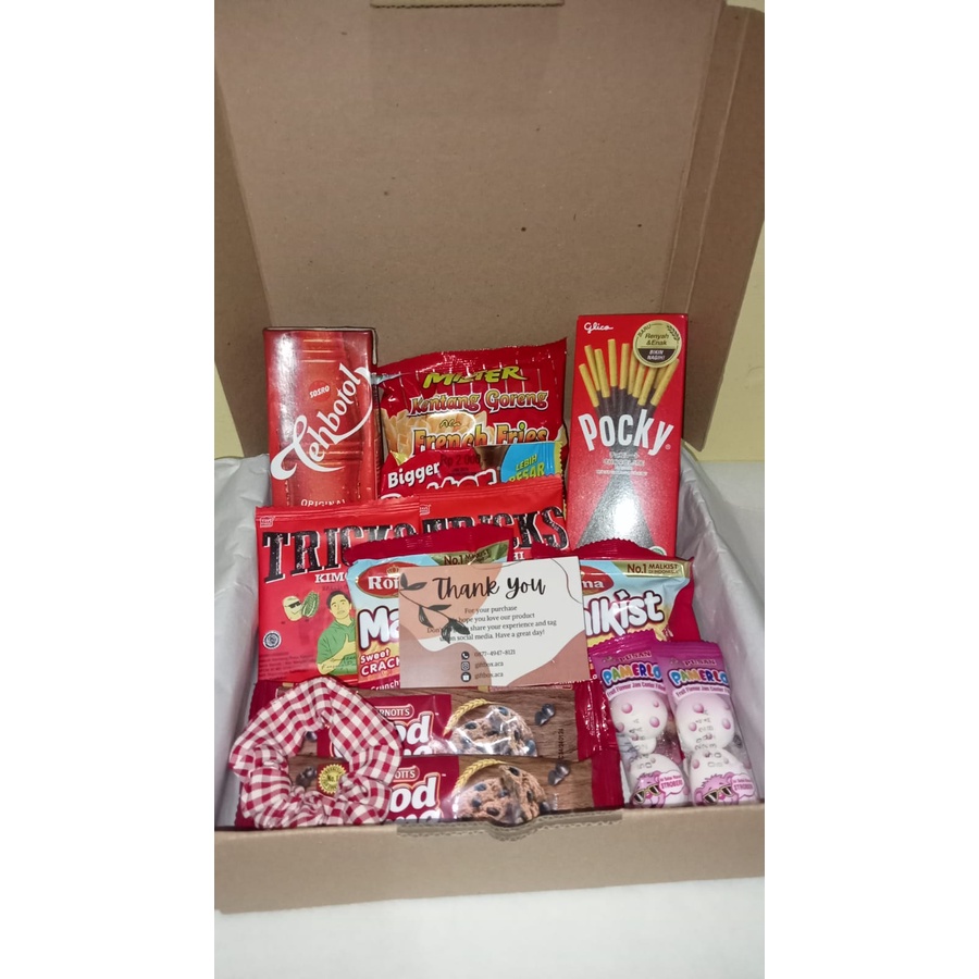 

[READY STOCK] Snack Box Merah
