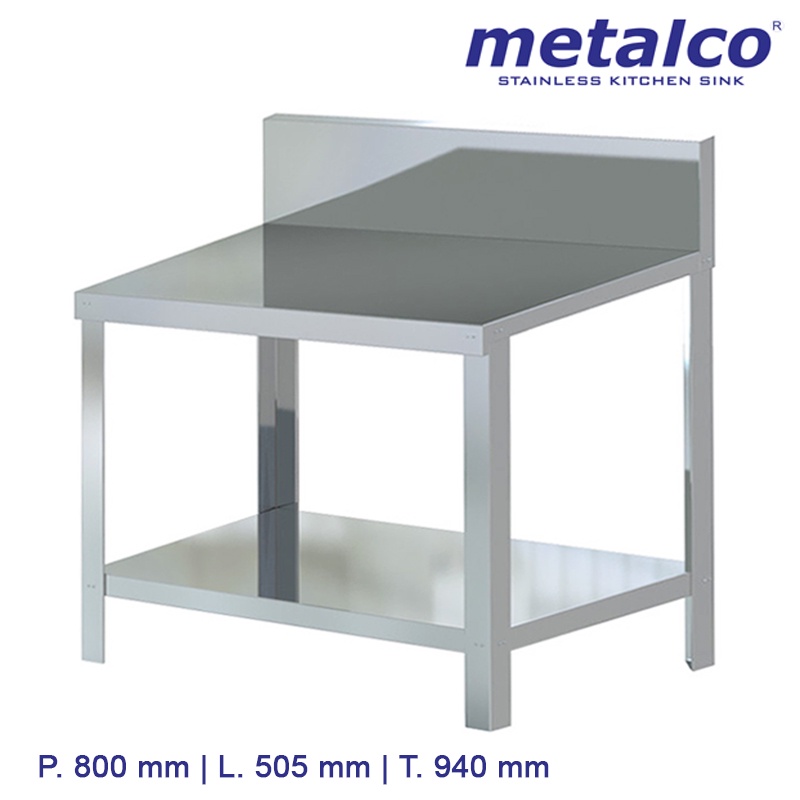 Meja Murah surabaya Stainless Steel Metalco MT-2