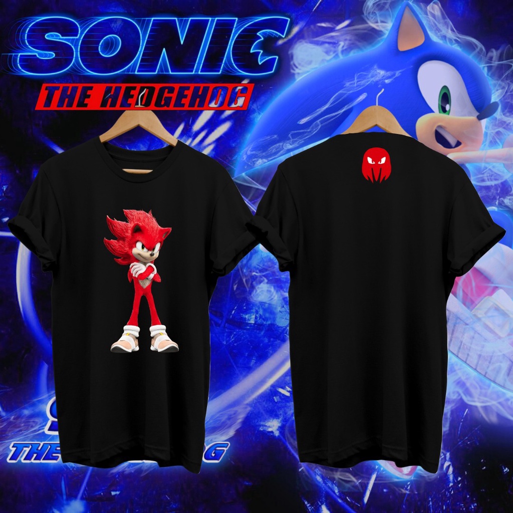 BAJU - KAOS GAME SONIC THE HEDGEHOG CHARACTER - TSHIRT KARAKTER SONIC THE HEDGEHOG
