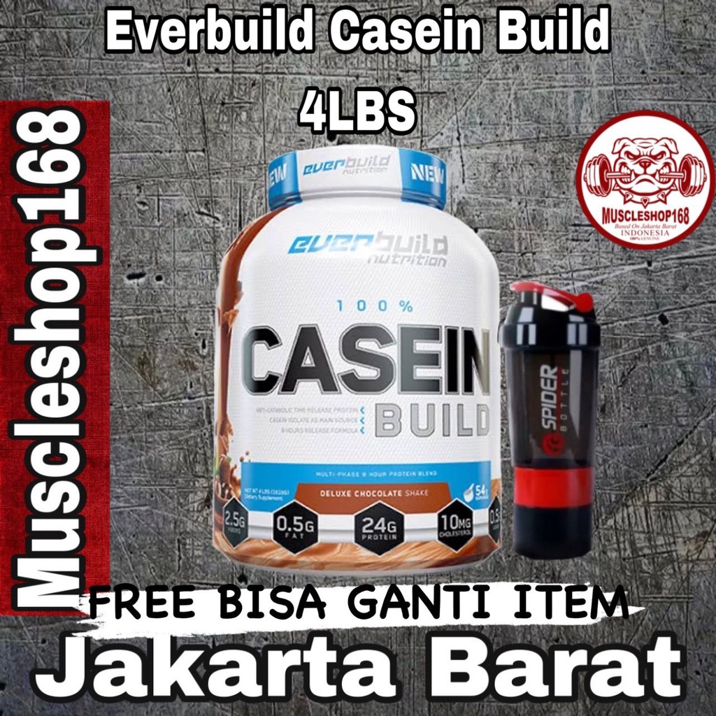 Everbuild Casein Build 4 Lbs Time Release Protein