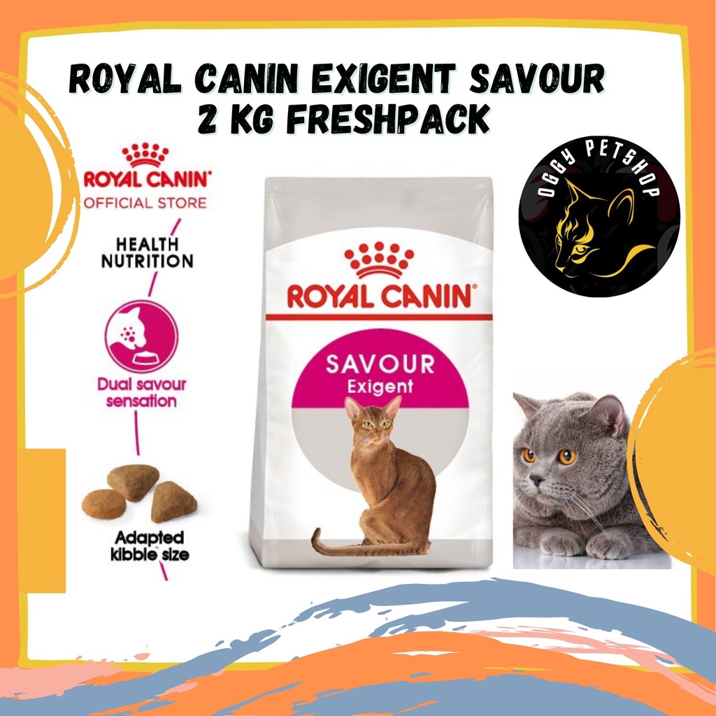 Royal Canin EXIGENT SAVOUR Makanan Kucing 2 kg freshpack