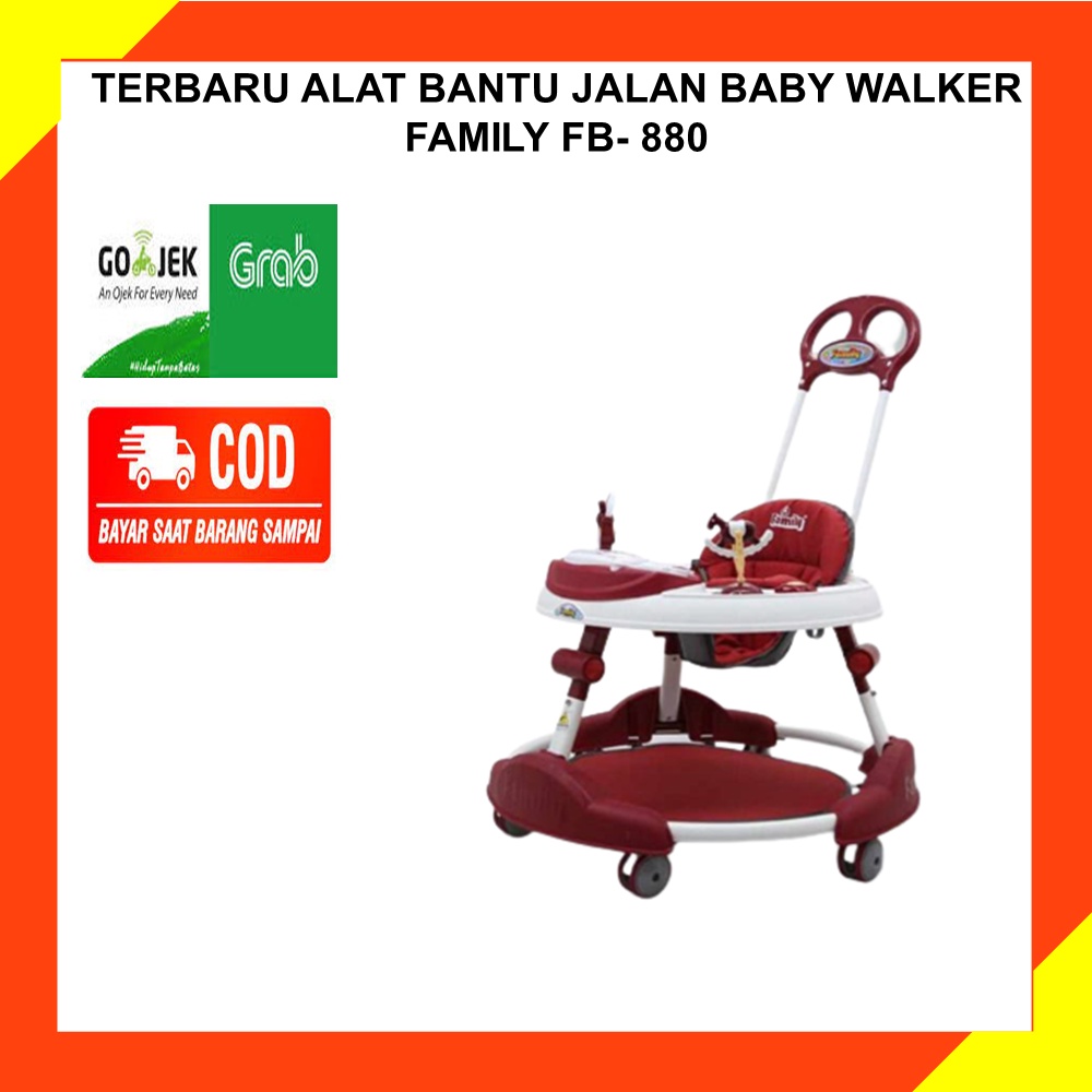 Alat Bantu Jalan Baby Walker Family F 880 Kereta Dorong Bayi Badong Kereta bayi Terbaru