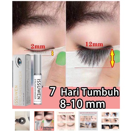 Serum Pertumbuhan Bulu Mata 7 HARI  ISSUWEN penumbuh alis penumbuh bulu mata