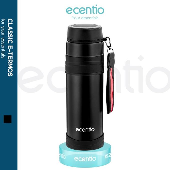 ecentio 1000ml Botol Minum Termos Termos air panas tumbler 304