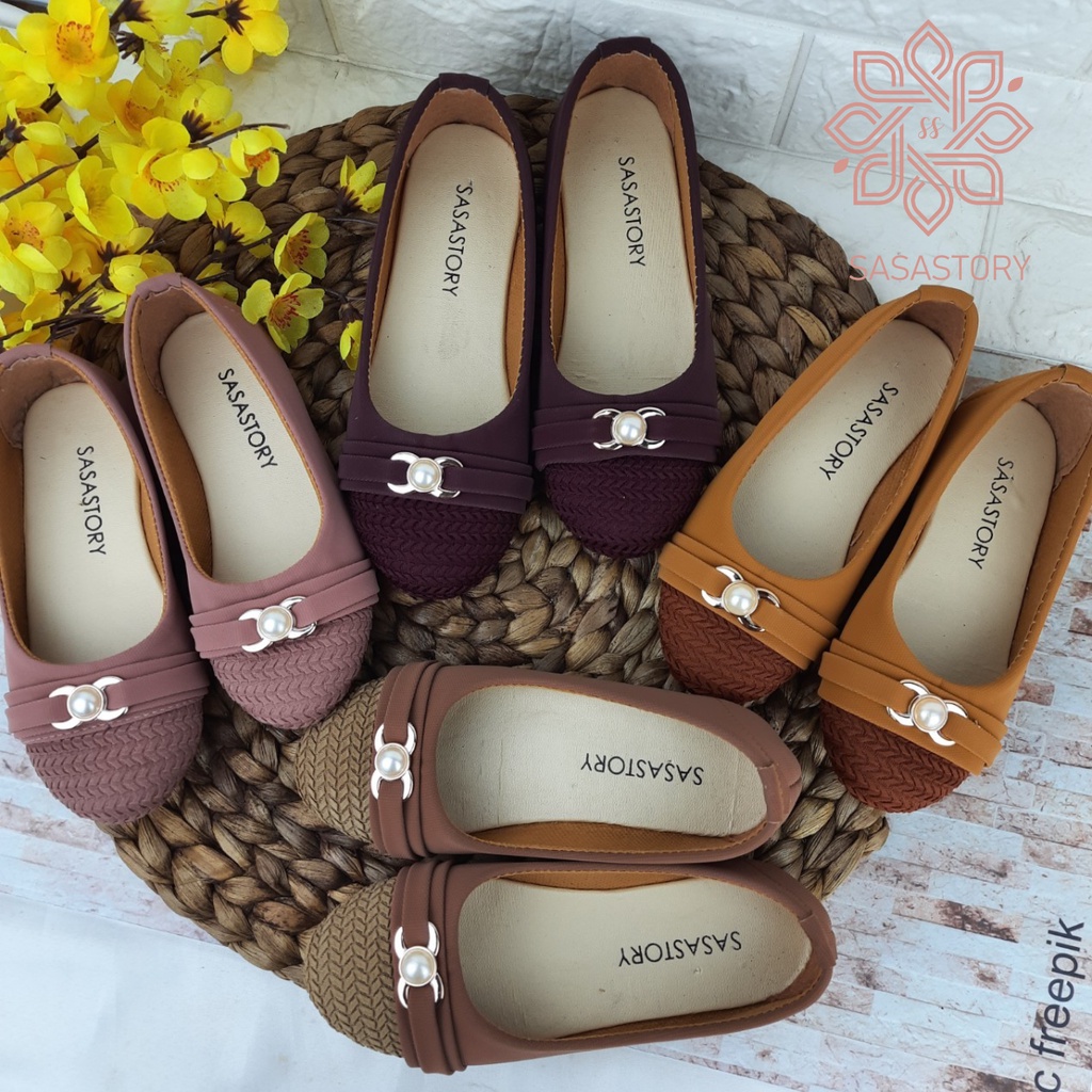 SEPATU FLATSHOES ANAK PEREMPUAN TALI 1 2 3 TAHUN HA10