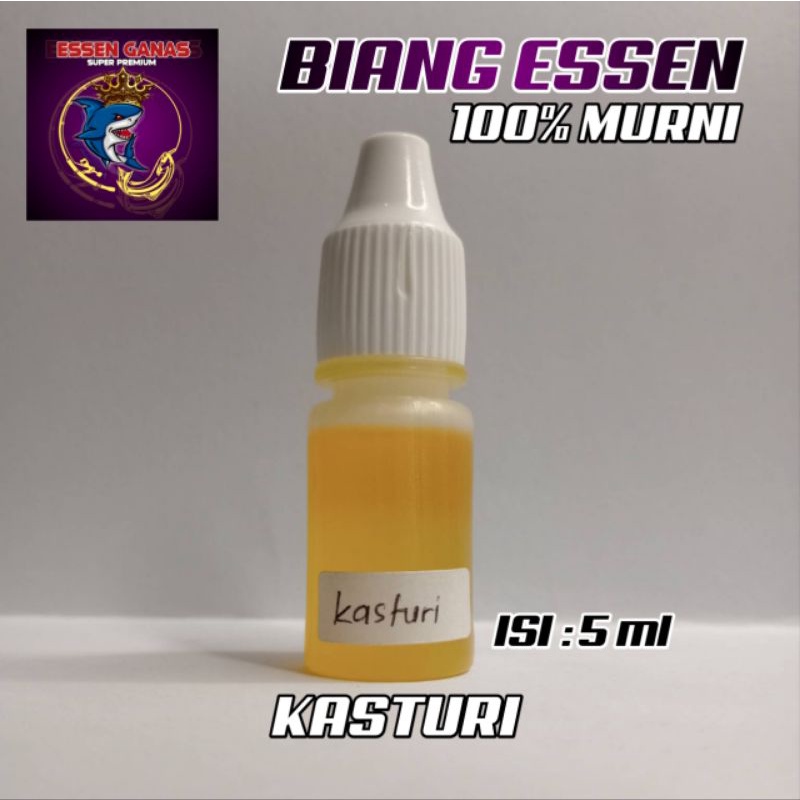 Essen Biang KASTURI Varian 5 ml/Biang Essen Pancing 100% Murni/Penguat Aroma Umpan Pancing