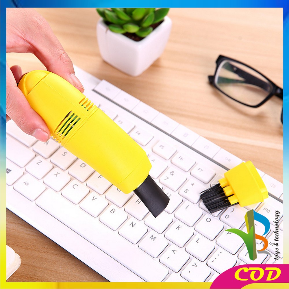 RB-C809 Vacum Cleaner Keyboard Laptop Mini USB Portable Sikat Pembersih Debu Kecil / Brush Cleaner Laptop Computer PC Penyedot Debu Import